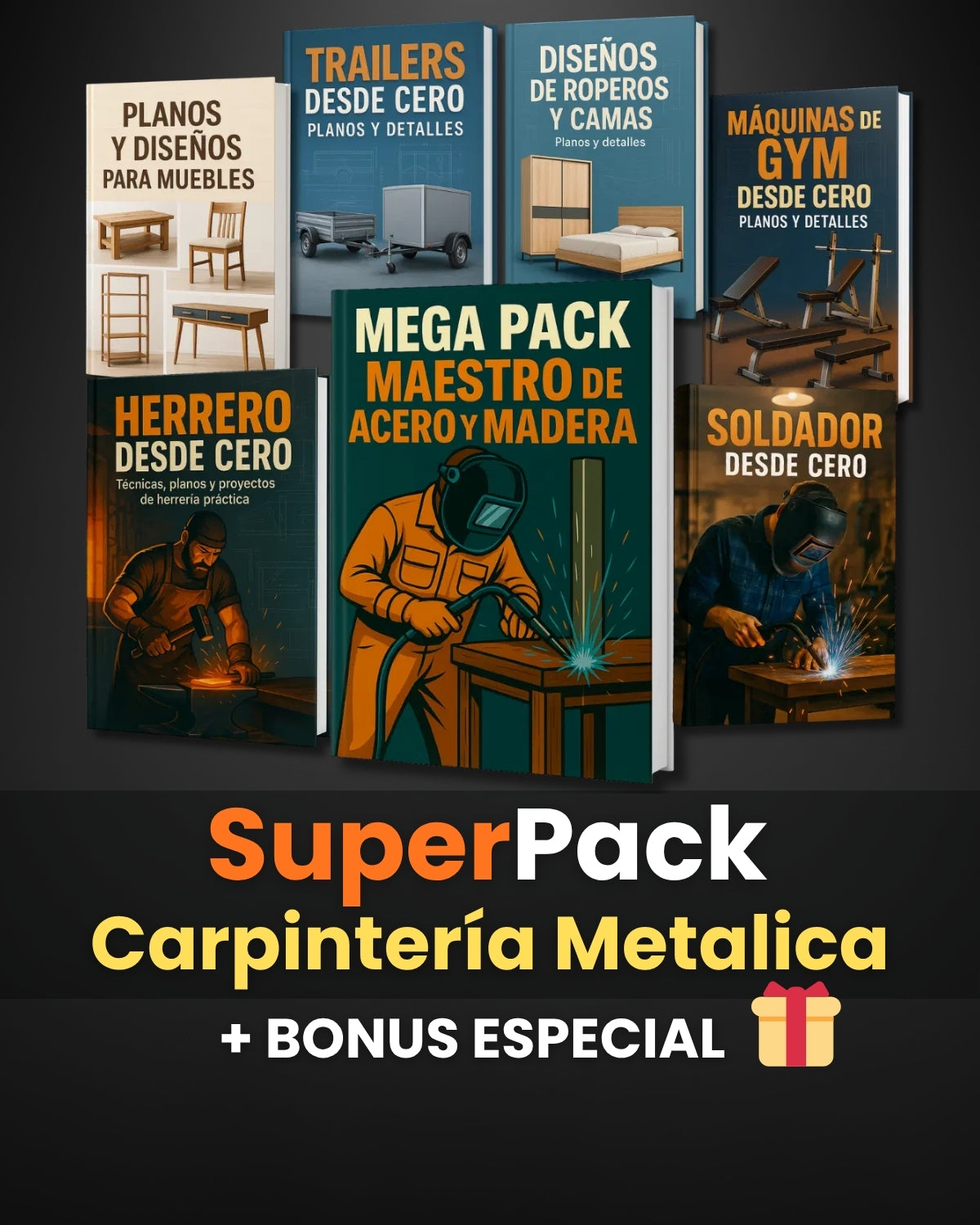 Mega Pack Carpintería Metálica – Fabrica & Gana
