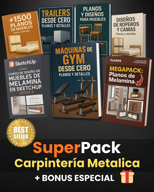 Mega Pack Carpintería Metálica – Fabrica & Gana